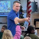 George Flickenger visits Phenix Elementary