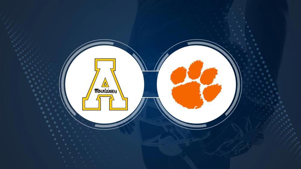 Appalachian State vs. Clemson: Odds, spread, and over/under - Sept. 7