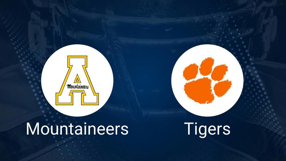 Appalachian State vs. Clemson September 7 Tickets & Start Time