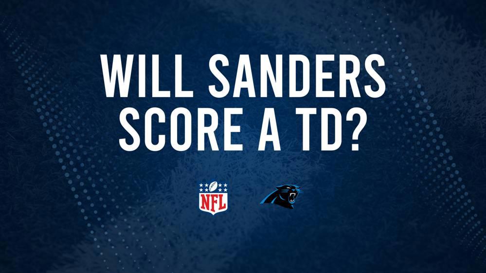 Will Ja'Tavion Sanders Score a Touchdown Against the Bengals in Week 4?