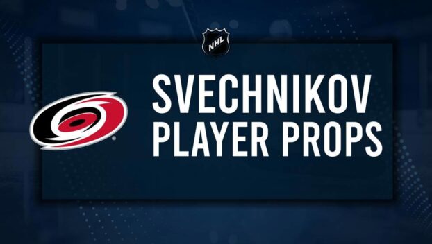 Andrei Svechnikov Player Prop Bets for the Hurricanes vs. Penguins Game - October 18