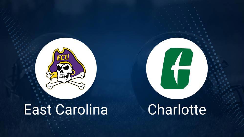 Best Bets, Predictions & Odds for the Charlotte vs. East Carolina Game – Saturday, Oct. 5