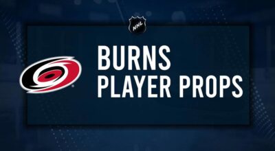 Brent Burns Player Prop Bets for the Hurricanes vs. Bruins Game - October 31