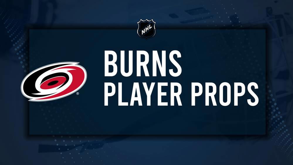 Brent Burns Player Prop Bets for the Hurricanes vs. Canucks Game - October 28