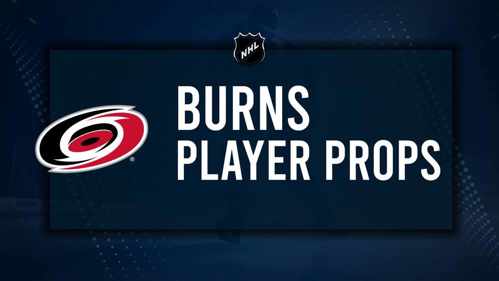 Brent Burns Player Prop Bets for the Hurricanes vs. Penguins Game - October 18