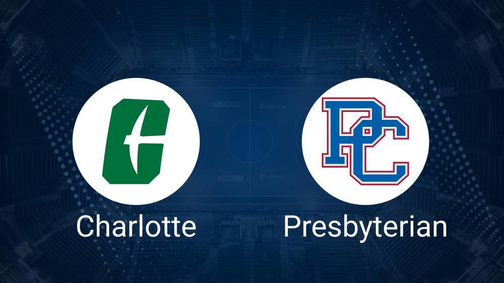 Charlotte vs. Presbyterian Basketball Tickets - Monday, November 4