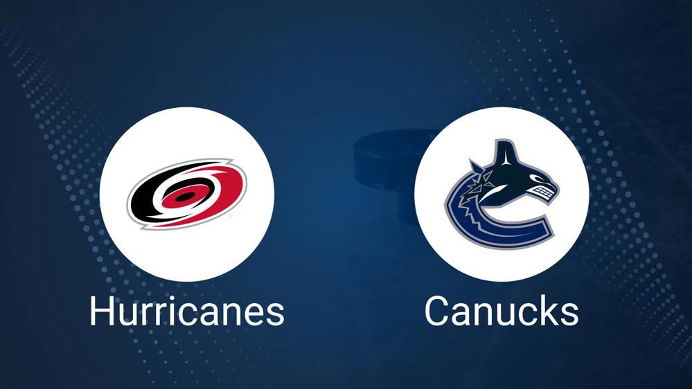 How to Pick the Hurricanes vs. Canucks Game with Odds, Spread, Betting Line and Stats – October 28