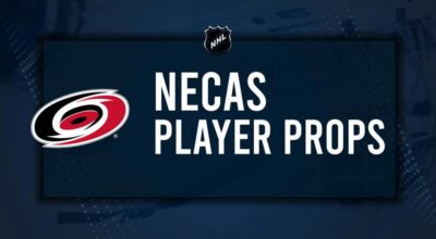 Martin Necas Player Prop Bets for the Hurricanes vs. Kraken Game - October 26