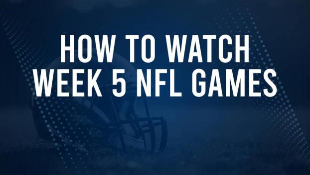 NFL Week 5 TV Schedule, Streams, Start Times, Channels
