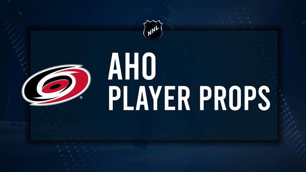 Sebastian Aho Player Prop Bets for the Hurricanes vs. Blues Game - October 19