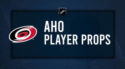 Sebastian Aho Player Prop Bets for the Hurricanes vs. Bruins Game - October 31