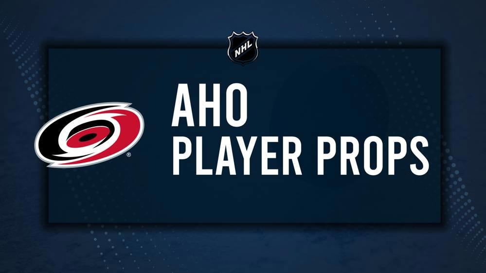 Sebastian Aho Player Prop Bets for the Hurricanes vs. Bruins Game - October 31