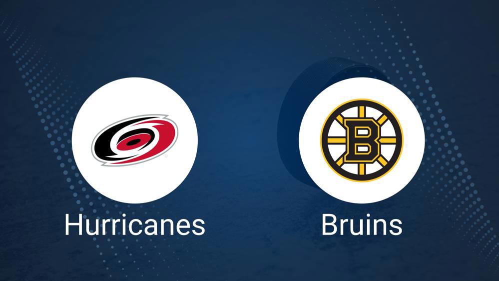 Where to Watch Carolina Hurricanes vs. Boston Bruins on TV or Streaming Live - October 31