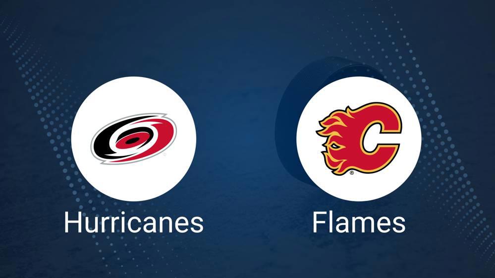 Where to Watch Carolina Hurricanes vs. Calgary Flames on TV or Streaming Live - October 24