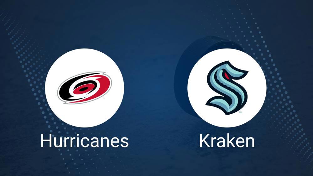 Where to Watch Carolina Hurricanes vs. Seattle Kraken on TV or Streaming Live - October 26