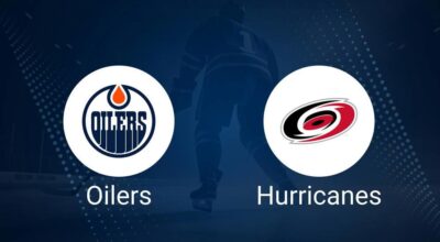 Where to Watch Edmonton Oilers vs. Carolina Hurricanes on TV or Streaming Live - October 22