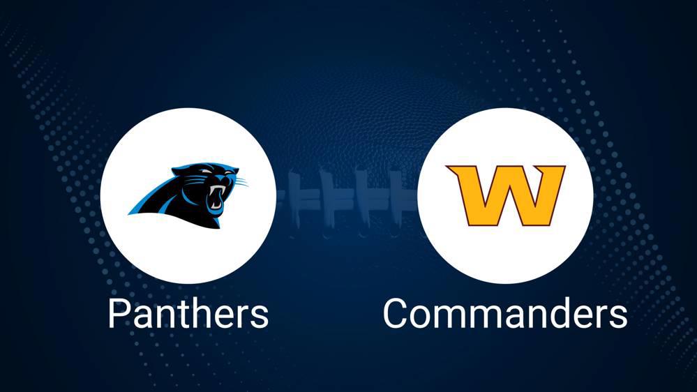 Where to Watch Panthers vs. Commanders on TV or Streaming Live - Oct. 20