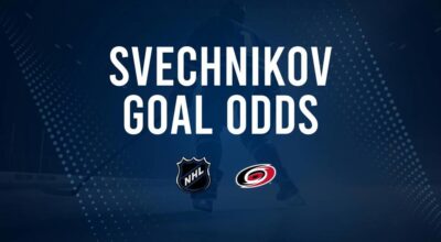 Will Andrei Svechnikov Score a Goal Against the Devils on October 15?