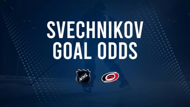 Will Andrei Svechnikov Score a Goal Against the Devils on October 15?