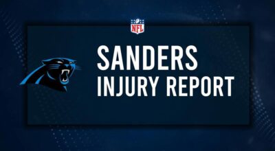 Will Ja'Tavion Sanders Play in Week 8? NFL Injury Status, News & Updates