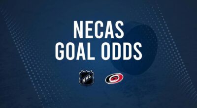 Will Martin Necas Score a Goal Against the Blues on October 19?