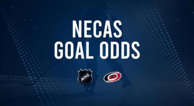 Will Martin Necas Score a Goal Against the Bruins on October 31?