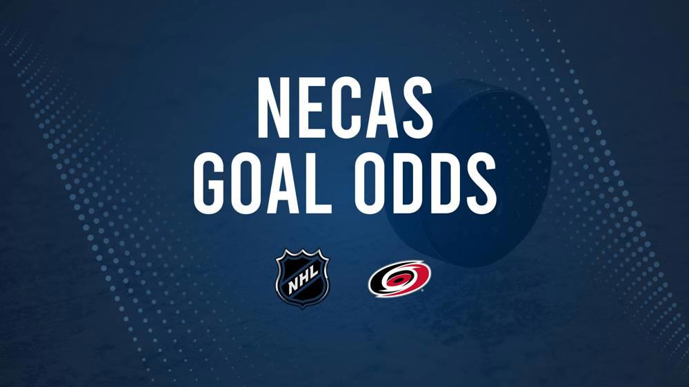 Will Martin Necas Score a Goal Against the Kraken on October 26?