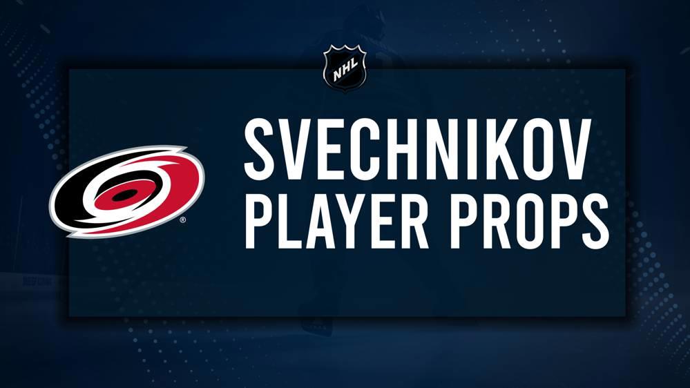 Andrei Svechnikov Player Prop Bets for the Hurricanes vs. Flyers Game - November 5