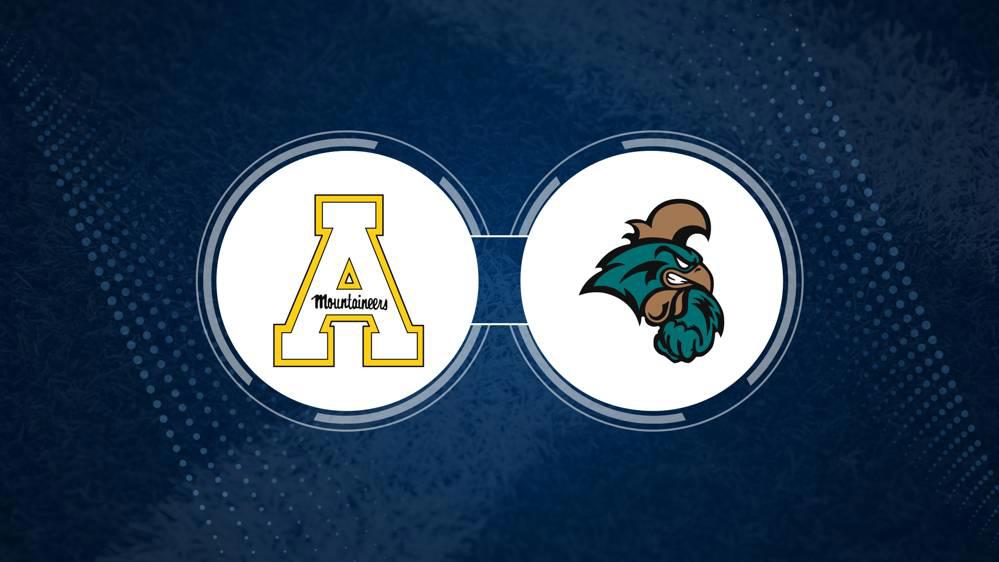 Appalachian State vs. Coastal Carolina: Odds, spread, and over/under - Nov. 7