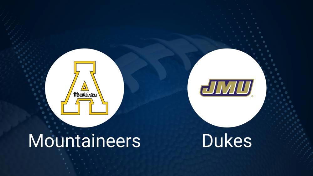 Appalachian State vs. James Madison Nov. 23 Tickets & Start Time