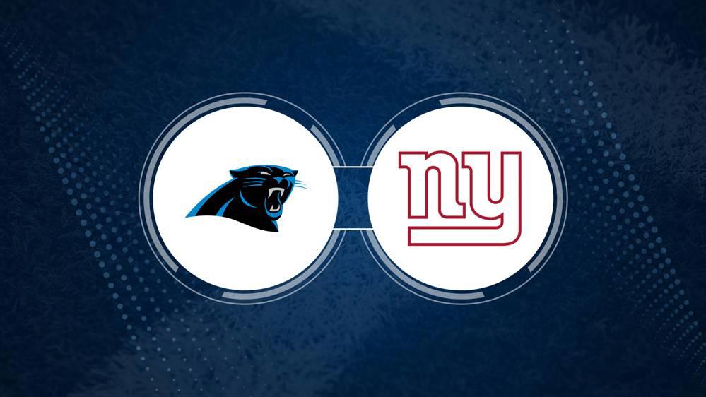 Best Bets, Odds for the Panthers vs. Giants Game – Week 10