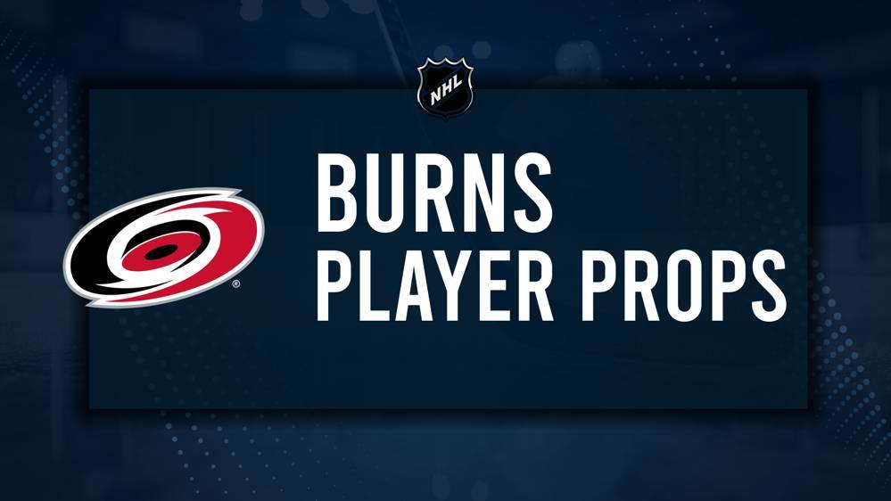 Brent Burns Player Prop Bets for the Hurricanes vs. Flyers Game - November 5