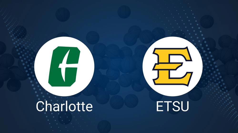 How to Watch Charlotte vs. East Tennessee State on TV or Live Stream - November 27