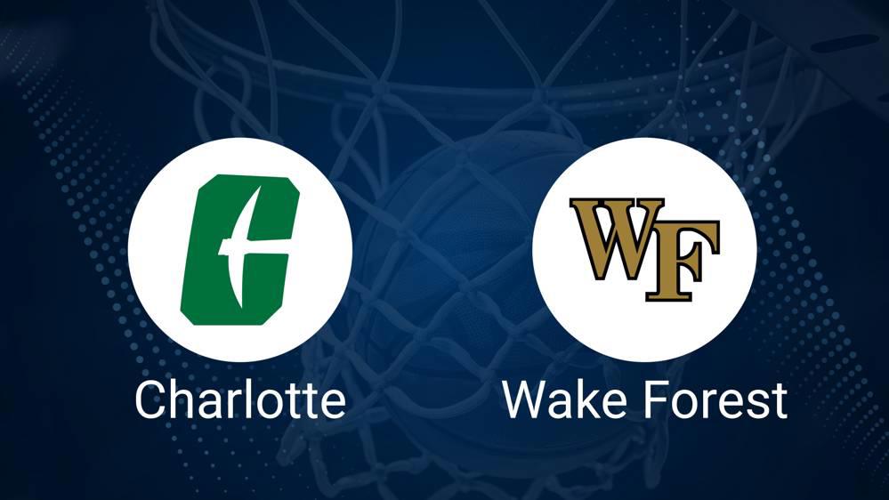 How to Watch Wake Forest vs. Charlotte Women's Basketball on TV or Live Stream - November 7