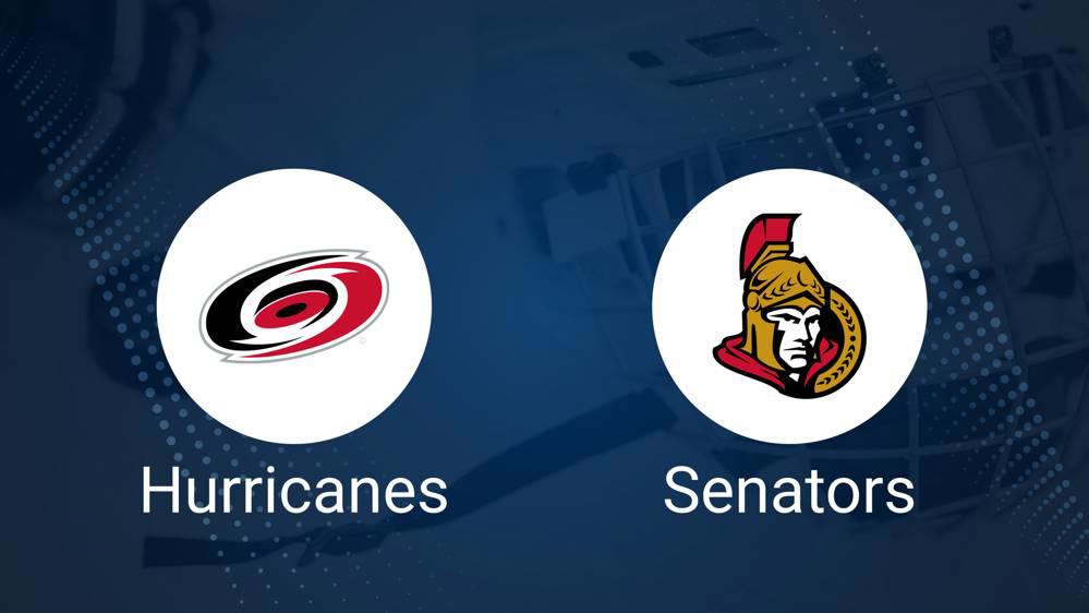 Hurricanes vs. Senators Injury Report Today - November 16