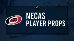 Martin Necas Player Prop Bets for the Hurricanes vs. Golden Knights Game - November 11