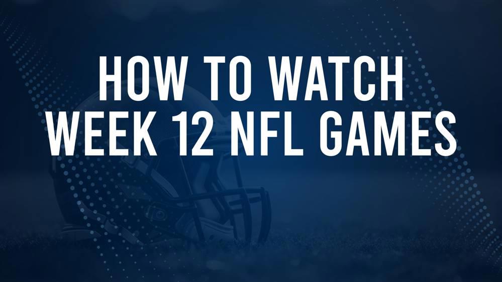 NFL Week 12 TV Schedule, Streams, Start Times, Channels