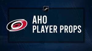 Sebastian Aho Player Prop Bets for the Hurricanes vs. Golden Knights Game - November 11