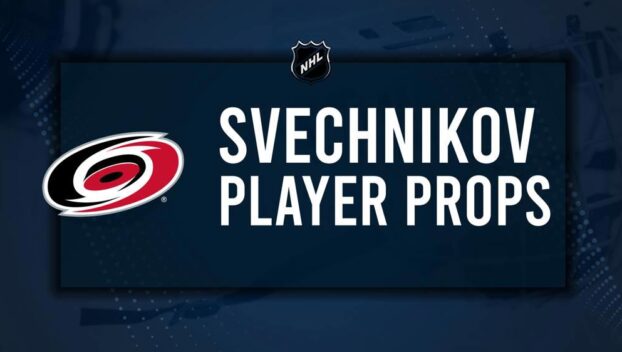 Andrei Svechnikov Player Prop Bets for the Hurricanes vs. Blue Jackets Game - December 15