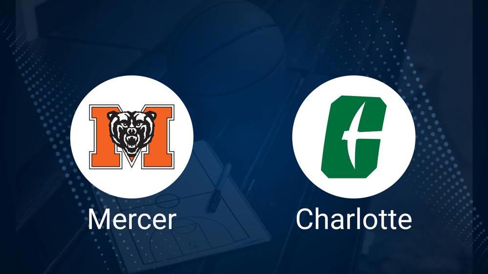 How to Watch Charlotte vs. Mercer Women's Basketball on TV or Live Stream - December 5