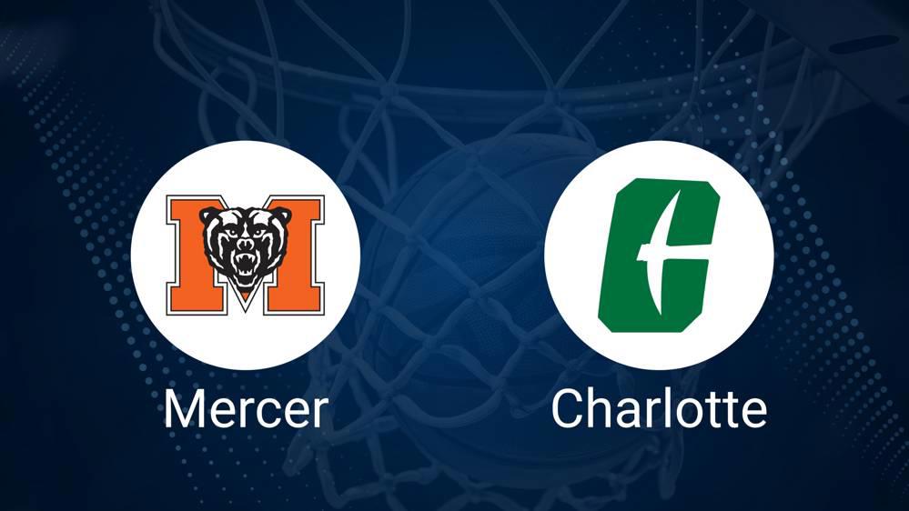 How to Watch Mercer vs. Charlotte Women's Basketball on TV or Live Stream - December 5