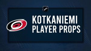 Jesperi Kotkaniemi Player Prop Bets for the Hurricanes vs. Rangers Game - December 22