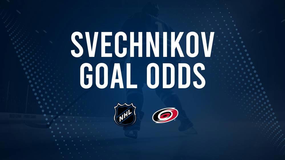 Will Andrei Svechnikov Score a Goal Against the Capitals on December 20?