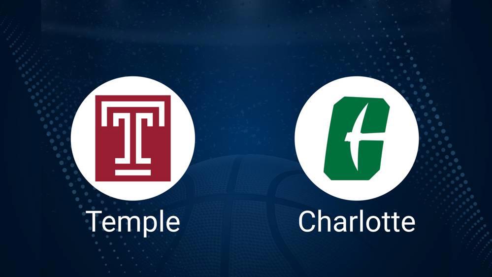 How to Watch Temple vs. Charlotte on TV or Live Stream - January 29
