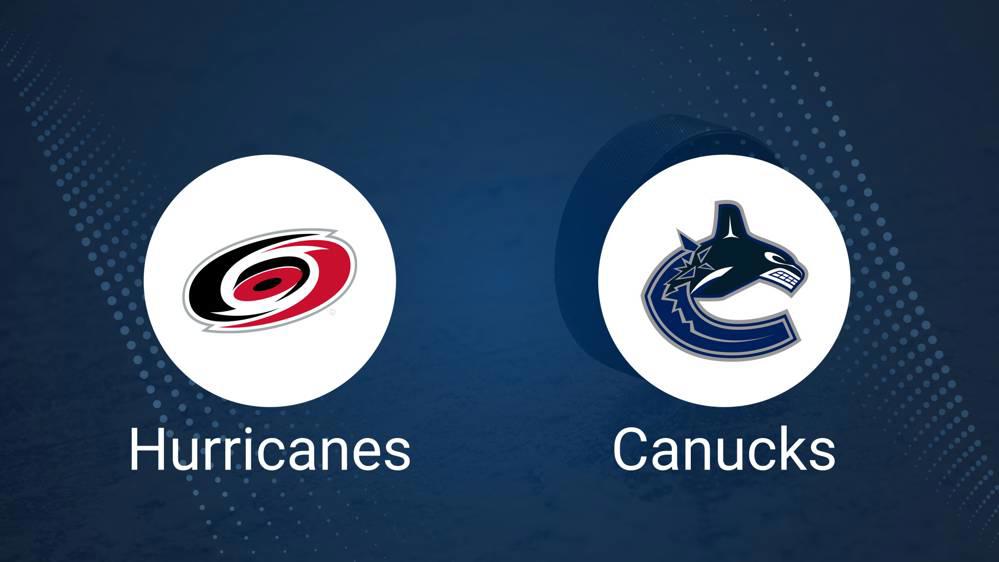 Hurricanes vs. Canucks Injury Report Today - January 10