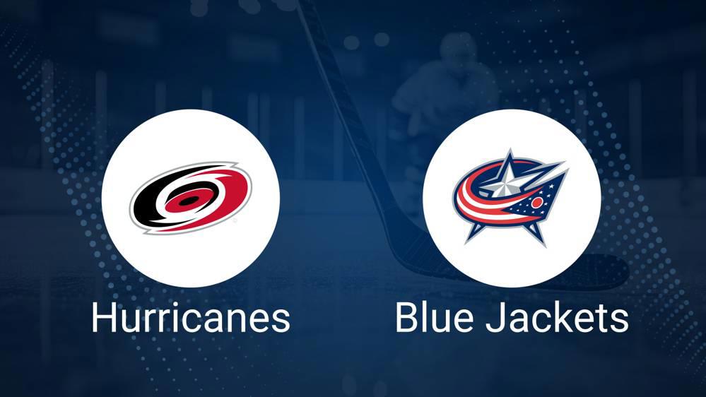 Where to Watch Carolina Hurricanes vs. Columbus Blue Jackets on TV or Streaming Live - January 23