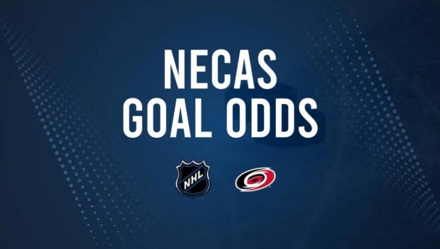 Will Martin Necas Score a Goal Against the Blue Jackets on January 23?