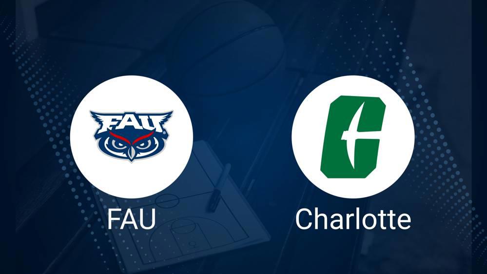 How to Watch Florida Atlantic vs. Charlotte on TV or Live Stream - February 10