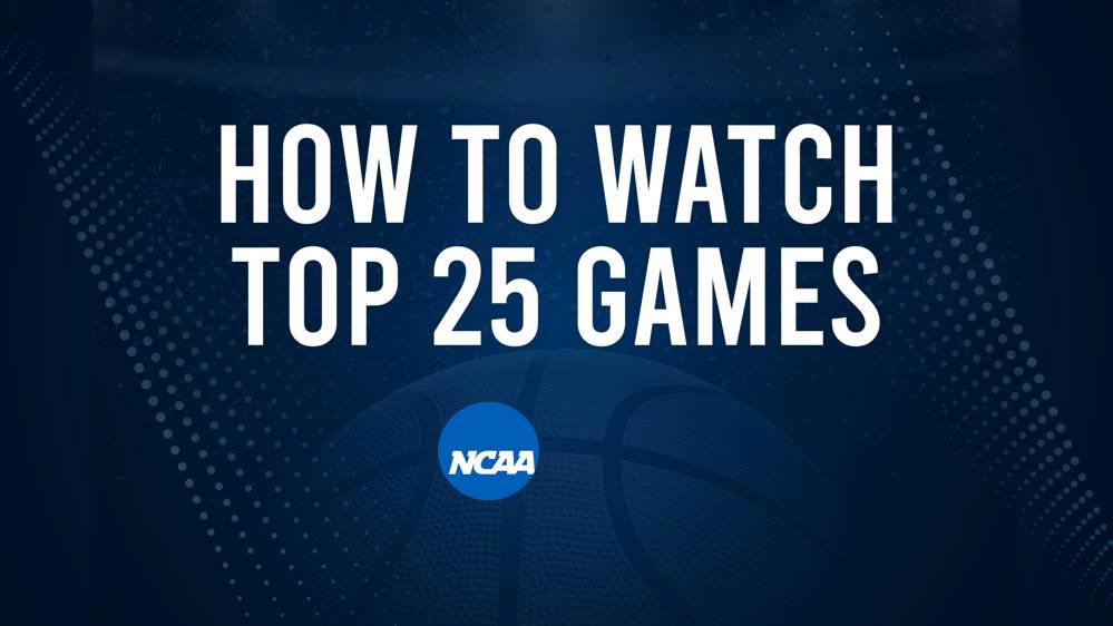 How to Watch Top 25 Women's College Basketball Games - Wednesday, February 12
