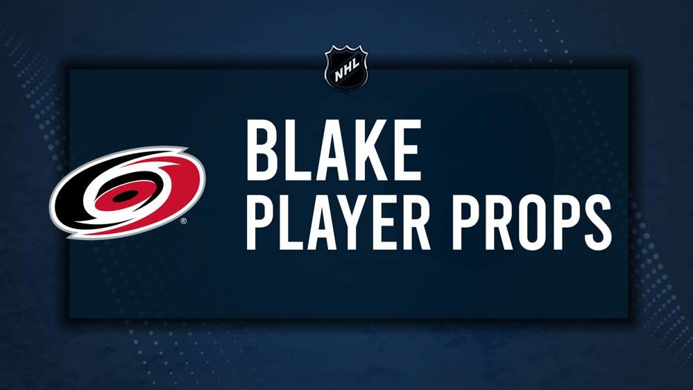 Jackson Blake Player Prop Bets for the Hurricanes vs. Hockey Club Game - February 8